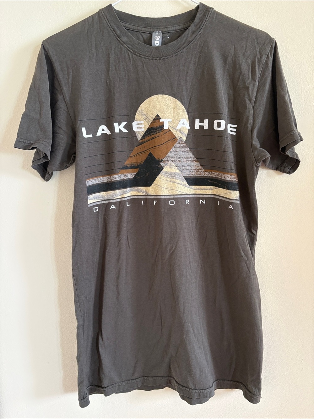 Lake Tahoe California Souvenir Tee 100% Cotton